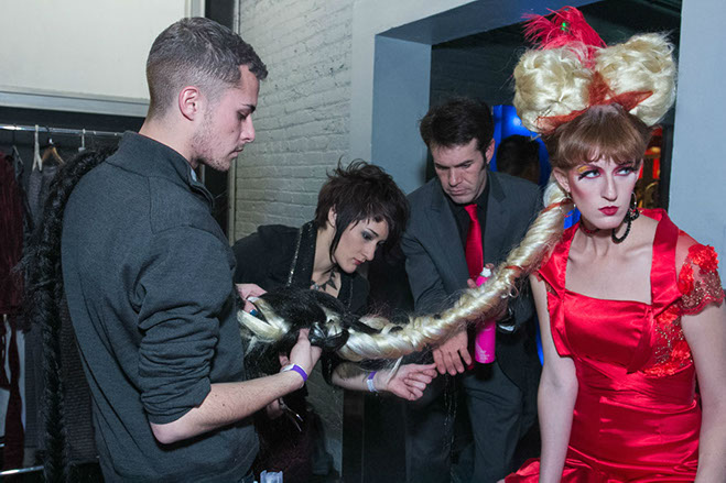 Studio: a Collective of Stylists working on hair and makeup backstage...
