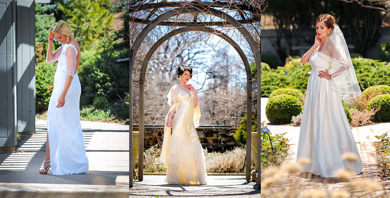 D'Lola Couture wedding gowns from Denver, Colorado. Photo by Don Hajicek