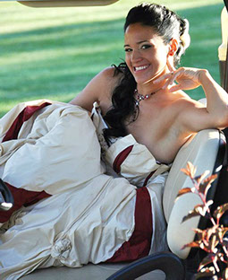 This wedding dress is pure silk taffeta with custom beading and inlays...