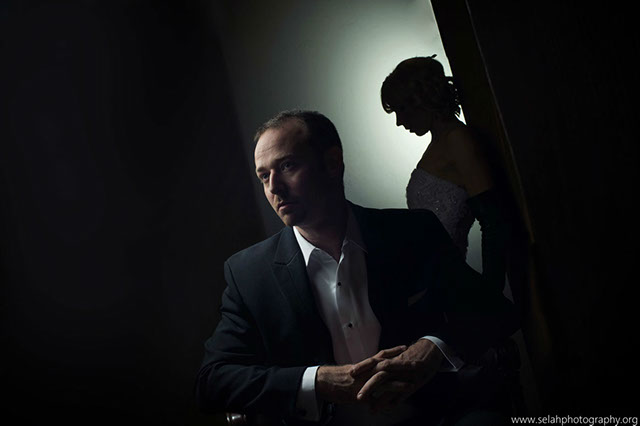 This wedding gown is a two piece in which the train and bodice piece come off... 